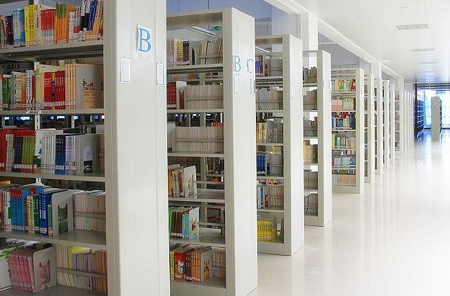 海發(fā)鋼制書架，圖書館書架、圖書館密集架、圖書館桌椅專業(yè)生產，品質保障。